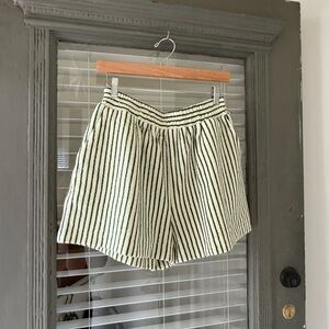 NWT Anthropologie Sunday In Brooklyn Striped Terry Shorts